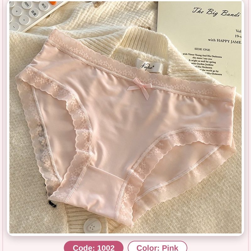 Milk Silk Seamless Woman’s Panty | Inner 100% Cotton