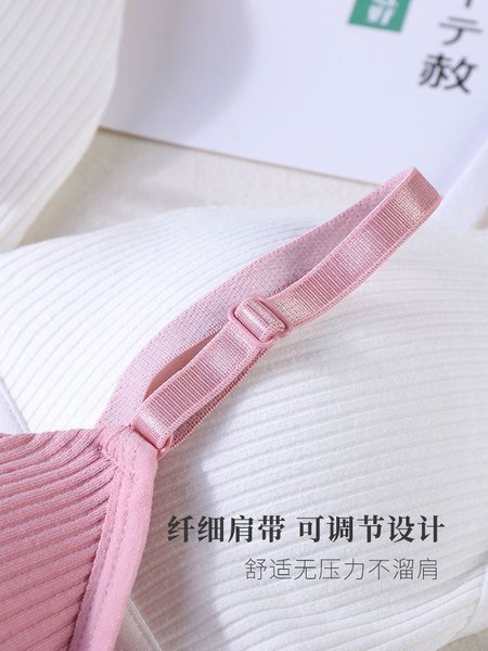 Girls' Cotton Triangle Bralette – Wire-Free, No Steel Ring, Thin Padded Cup - Image 9